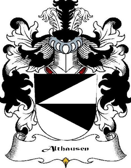 Althausen Swiss Coat of Arms Print Althausen Swiss Family Crest Print