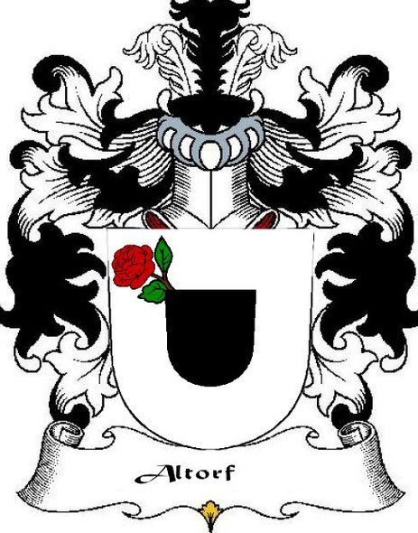 Altorf Swiss Coat of Arms Print Altorf Swiss Family Crest Print