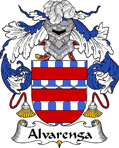 Alvarenga Spanish Coat of Arms Print Alvarenga Spanish Family Crest Print
