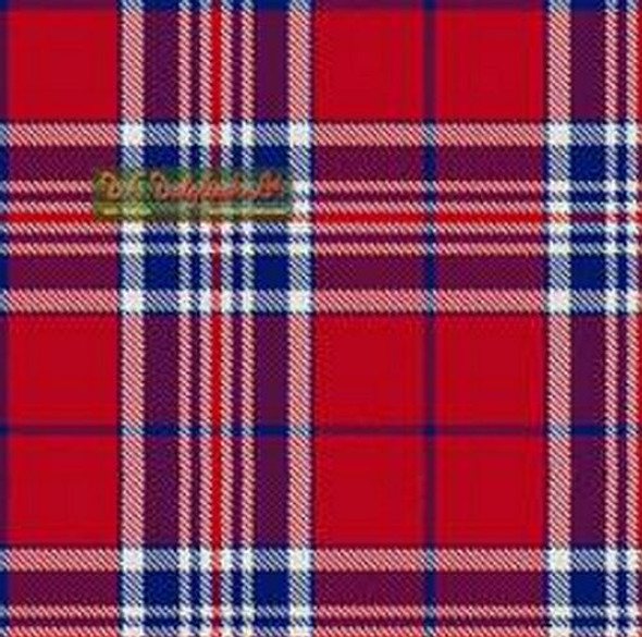 American District Modern Single Width 4oz Tartan Pure Silk Fabric