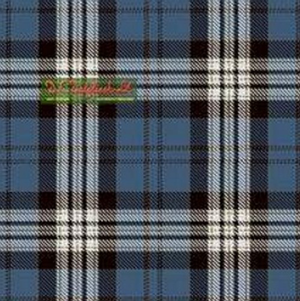 Anderson Blue Ancient Single Width 4oz Tartan Pure Silk Fabric