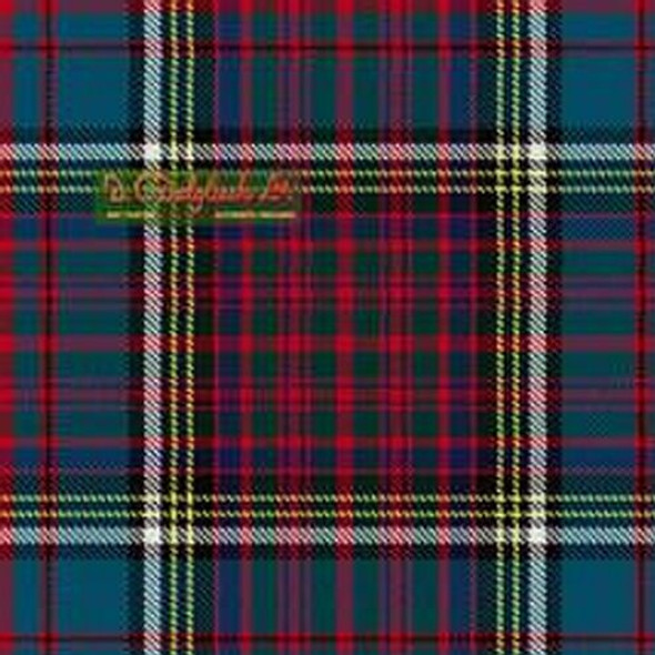 Anderson Highland Modern Single Width 4oz Tartan Pure Silk Fabric