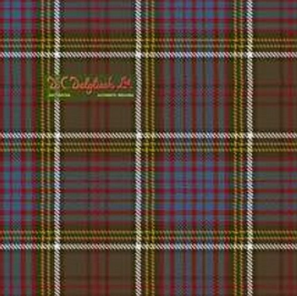 Anderson Of Kinneddar Hunting Reproduction Single Width 4oz Tartan Pure Silk Fabric