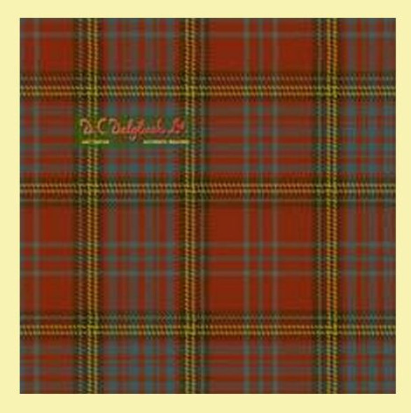 Anderson Of Kinneddar Red Reproduction Single Width 4oz Tartan Pure Silk Fabric