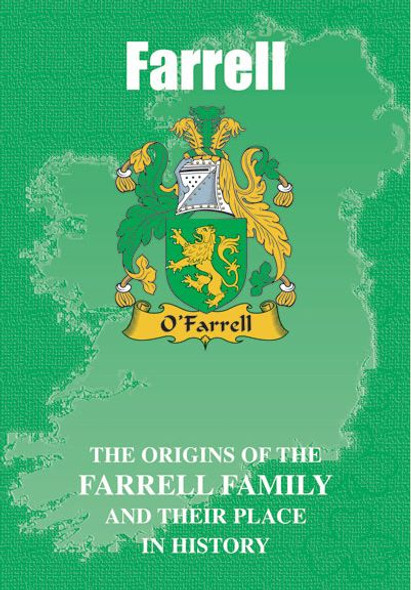 Farrell Coat Of Arms History Irish Family Name Origins Mini Book