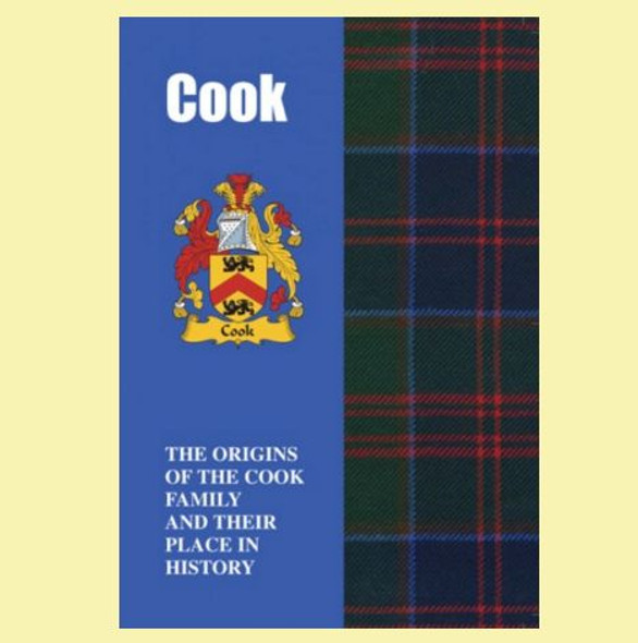 Cook Coat Of Arms History Scottish Family Name Origins Mini Book