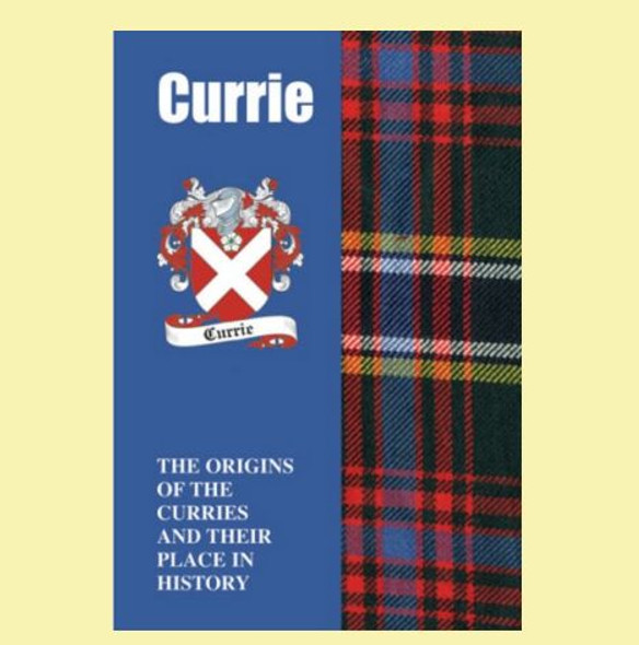 Currie Coat Of Arms History Scottish Family Name Origins Mini Book