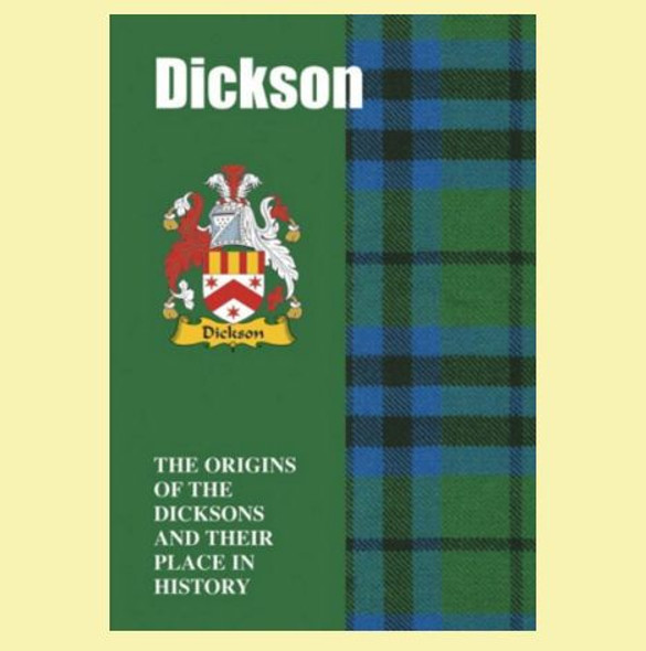 Dickson Coat Of Arms History Scottish Family Name Origins Mini Book