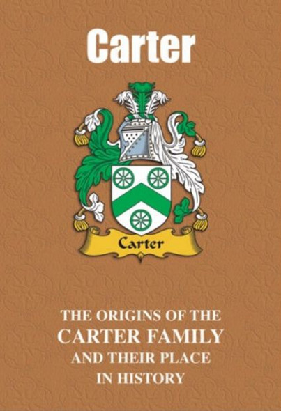 Carter Coat Of Arms History English Family Name Origins Mini Book