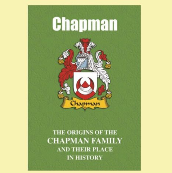 Chapman Coat Of Arms History English Family Name Origins Mini Book