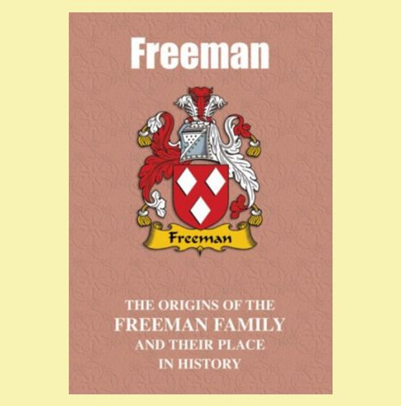 Freeman Coat Of Arms History English Family Name Origins Mini Book