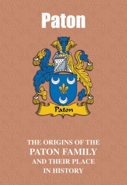 Paton Coat Of Arms History English Family Name Origins Mini Book