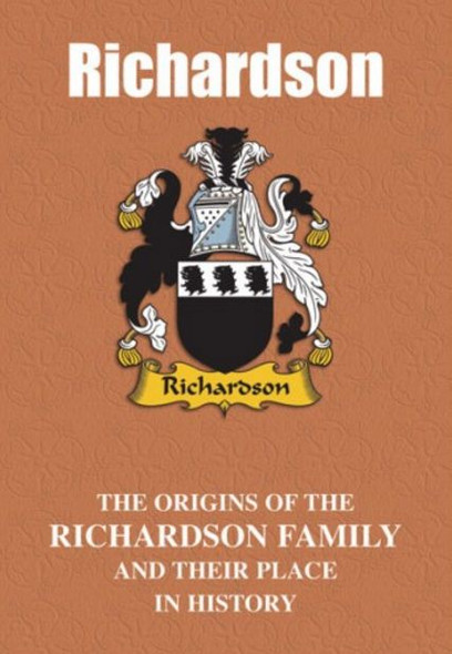 Richardson Coat Of Arms History English Family Name Origins Mini Book