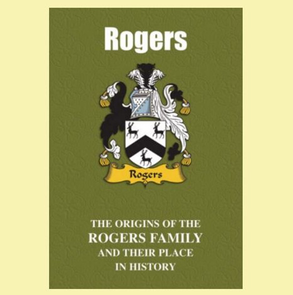 Rogers Coat Of Arms History English Family Name Origins Mini Book