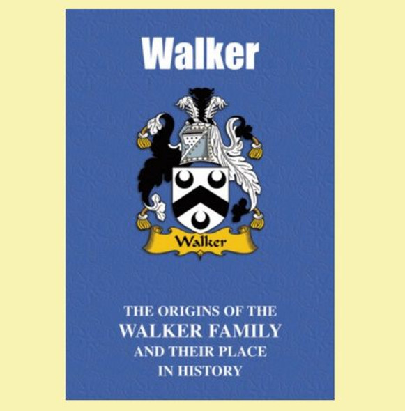 Walker Coat Of Arms History English Family Name Origins Mini Book