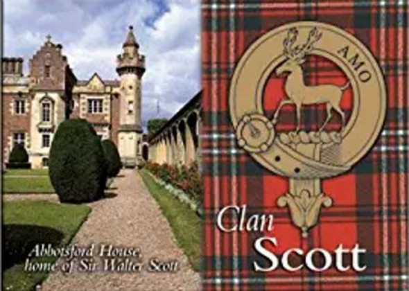 Scott Clan Badge Scottish Family Name Fridge Magnets Set of 2