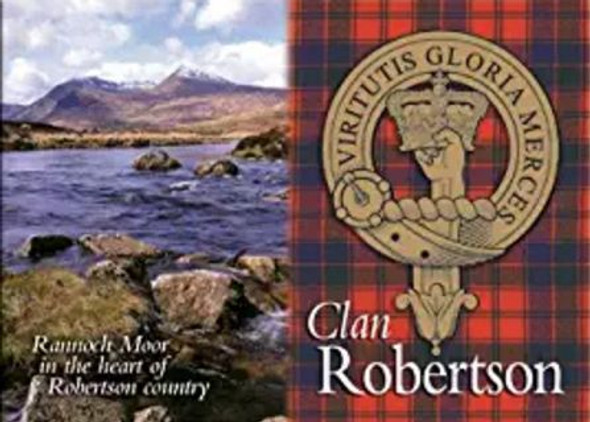 Robertson Clan Badge Scottish Family Name Fridge Magnets Set of 4