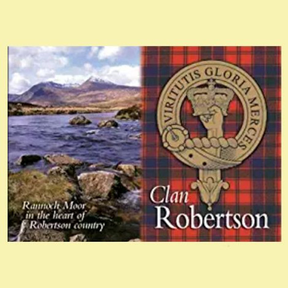 Robertson Clan Badge Scottish Family Name Fridge Magnets Set of 4