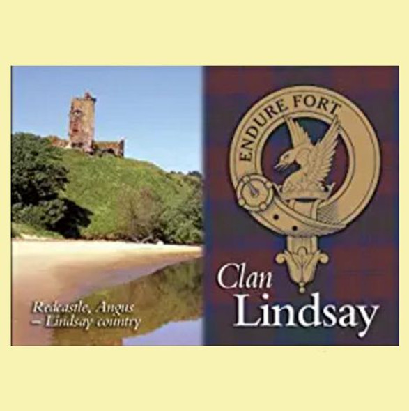 Lindsay Clan Badge Scottish Family Name Fridge Magnets Set of 2