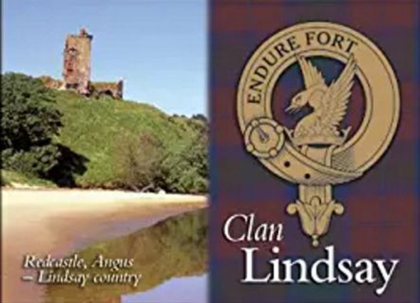 Lindsay Clan Badge Scottish Family Name Fridge Magnets Set of 4