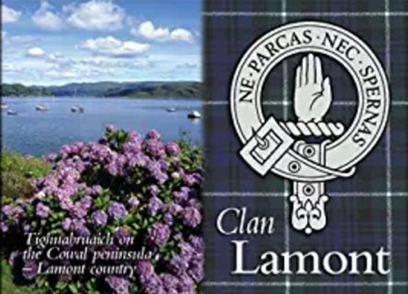 Lamont Clan Badge Scottish Family Name Fridge Magnets Set of 4