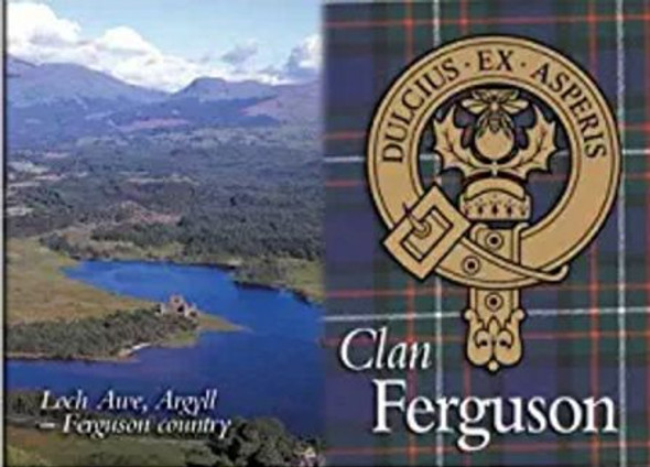 Ferguson Clan Badge Scottish Family Name Fridge Magnets Set of 4