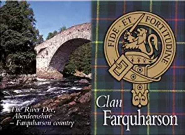 Farquharson Clan Badge Scottish Family Name Fridge Magnets Set of 4