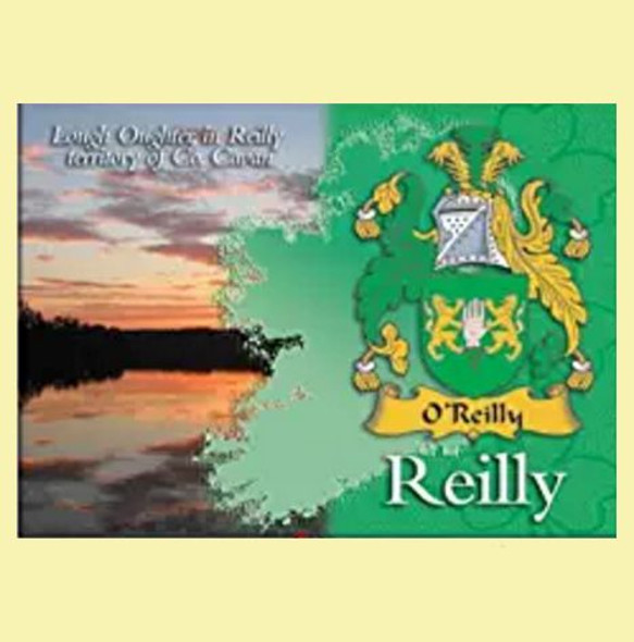 Reilly Coat of Arms Irish Family Name Fridge Magnets Set of 4