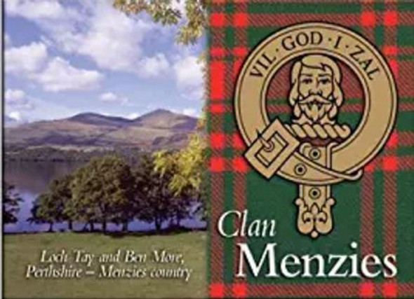 Menzies Clan Badge Scottish Family Name Fridge Magnets Set of 4