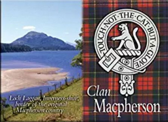 MacPherson Clan Badge Scottish Family Name Fridge Magnets Set of 2