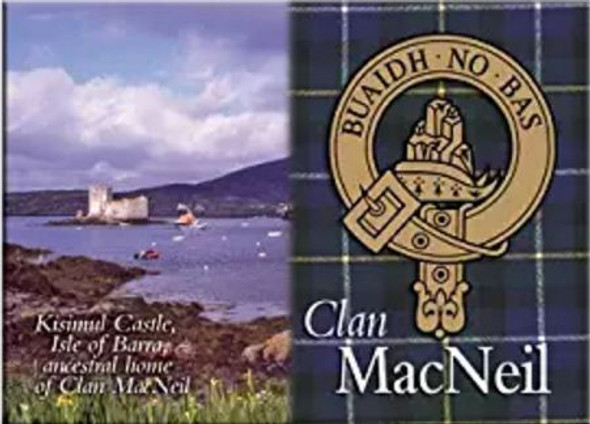 MacNeil Clan Badge Scottish Family Name Fridge Magnets Set of 4