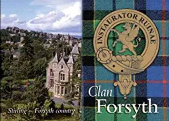 Forsyth Clan Badge Scottish Family Name Fridge Magnets Set of 2