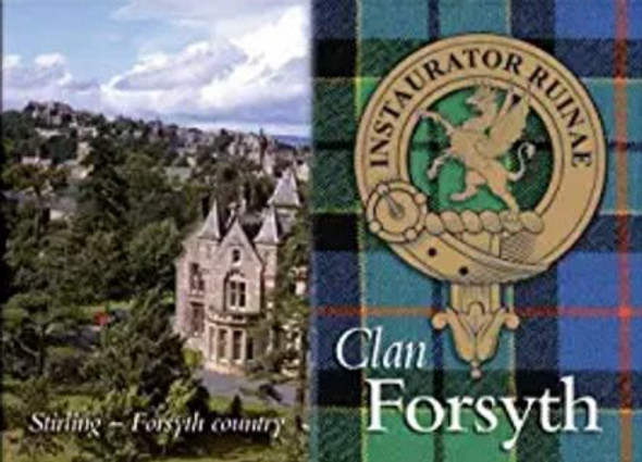 Forsyth Clan Badge Scottish Family Name Fridge Magnets Set of 4