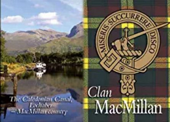 MacMillan Clan Badge Scottish Family Name Fridge Magnets Set of 4