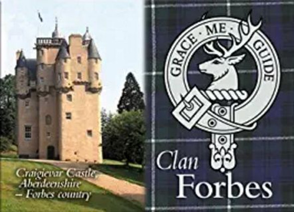 Forbes Clan Badge Scottish Family Name Fridge Magnets Set of 4