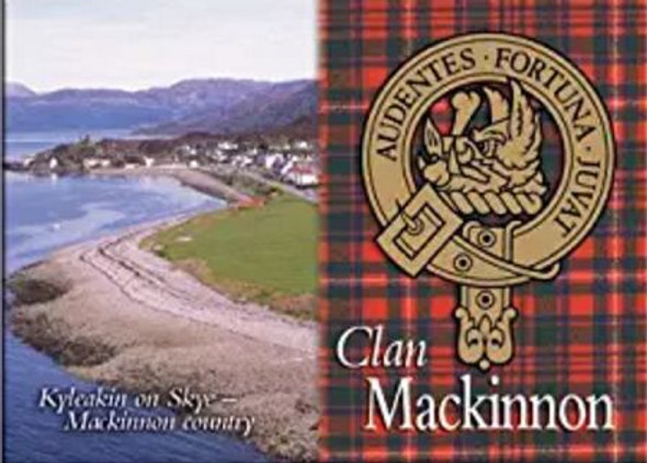 MacKinnon Clan Badge Scottish Family Name Fridge Magnets Set of 4