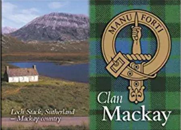 Mackay Clan Badge Scottish Family Name Fridge Magnets Set of 2