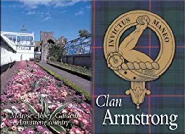 Armstrong Clan Badge Scottish Family Name Fridge Magnets Set of 2