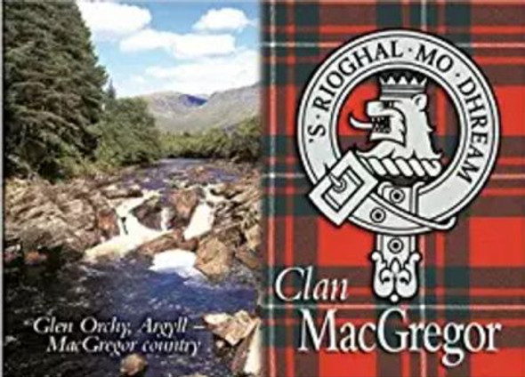 MacGregor Clan Badge Scottish Family Name Fridge Magnets Set of 4