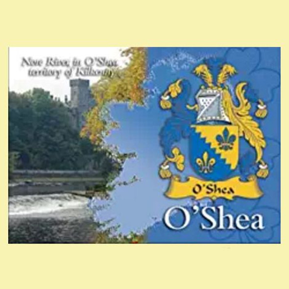 O'Shea Coat of Arms Irish Family Name Fridge Magnets Set of 2