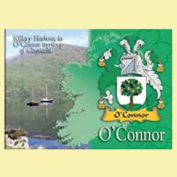 O'Connor Coat of Arms Irish Family Name Fridge Magnets Set of 2