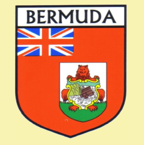 Bermuda Flag Country Flag Bermuda Decals Stickers Set of 3