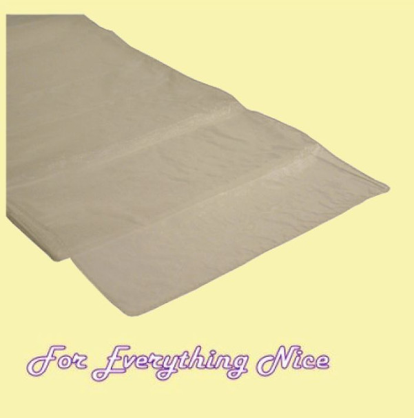Ivory Organza Wedding Table Runners Decorations x 5 For Hire Ivory Organza Wedding Table Runners Decorations x 5 For Hire
