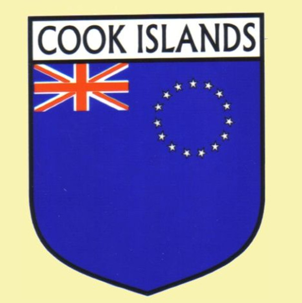 Cook Islands Flag Country Flag Cook Islands Decals Stickers Set of 3