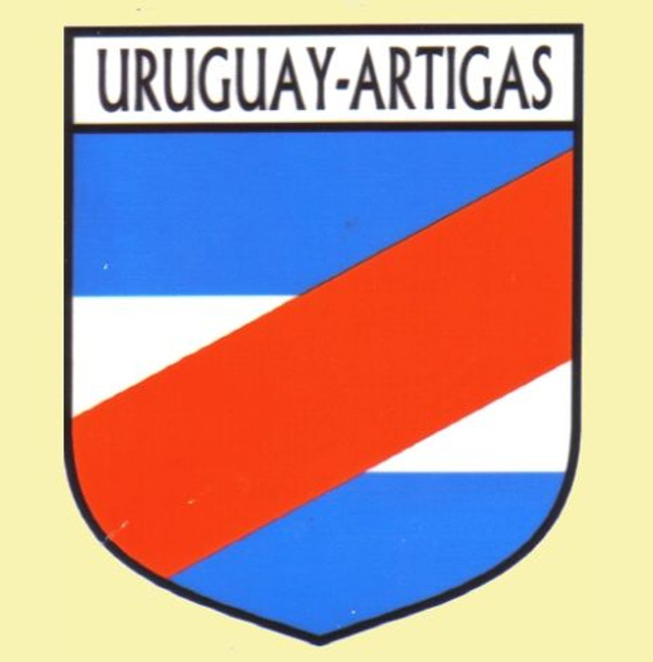 Uruguay-Artigas Flag Country Flag Uruguay-Artigas Decals Stickers Set of 3 Uruguay-Artigas Flag Country Flag Uruguay-Artigas Decals Stickers Set of 3