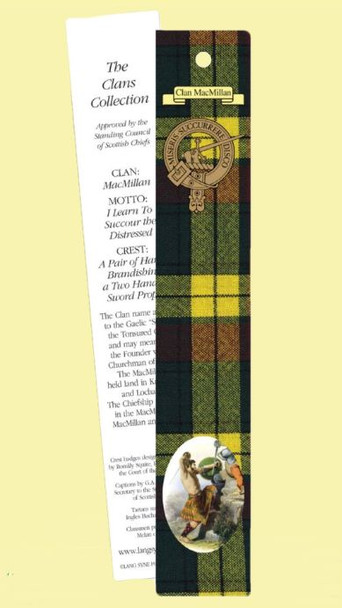 MacMillan Clan Tartan MacMillan History Bookmarks Set of 2