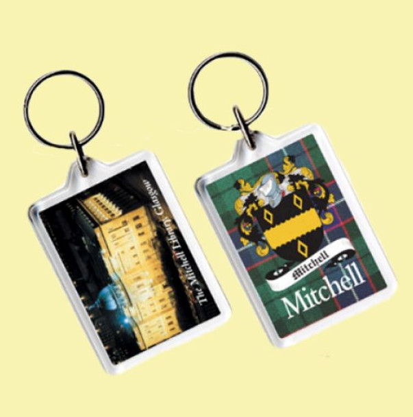 Mitchell Coat of Arms Tartan Family Name Acryllic Key Ring Set of 5 Mitchell Coat of Arms Tartan Family Name Acryllic Key Ring Set of 5