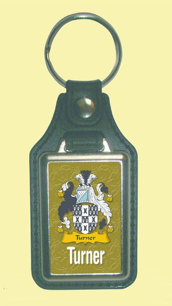 Turner Coat of Arms English Family Name Leather Key Ring Set of 2 Turner Coat of Arms English Family Name Leather Key Ring Set of 2
