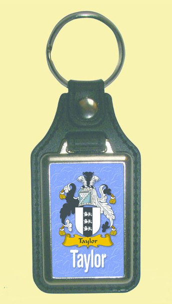 Taylor Coat of Arms English Family Name Leather Key Ring Set of 4 Taylor Coat of Arms English Family Name Leather Key Ring Set of 4