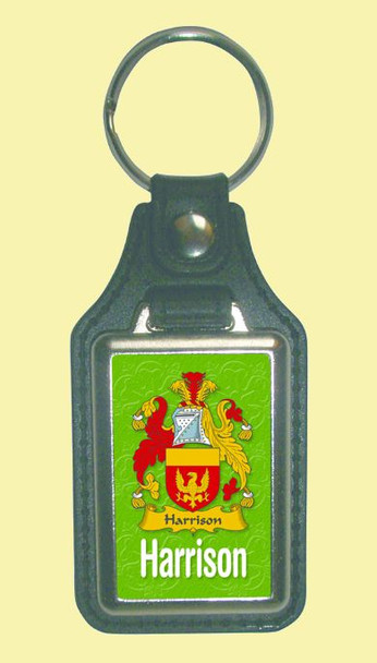 Harrison Coat of Arms English Family Name Leather Key Ring Set of 4 Harrison Coat of Arms English Family Name Leather Key Ring Set of 4